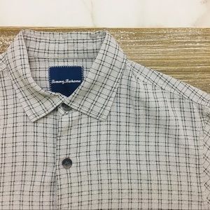 Tommy Bahama Silk Short Sleeve Button Up Shirt